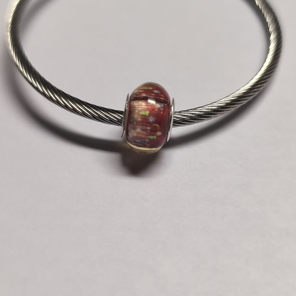 Silver Christmas Charm for Pandora Style‎ Bracelet